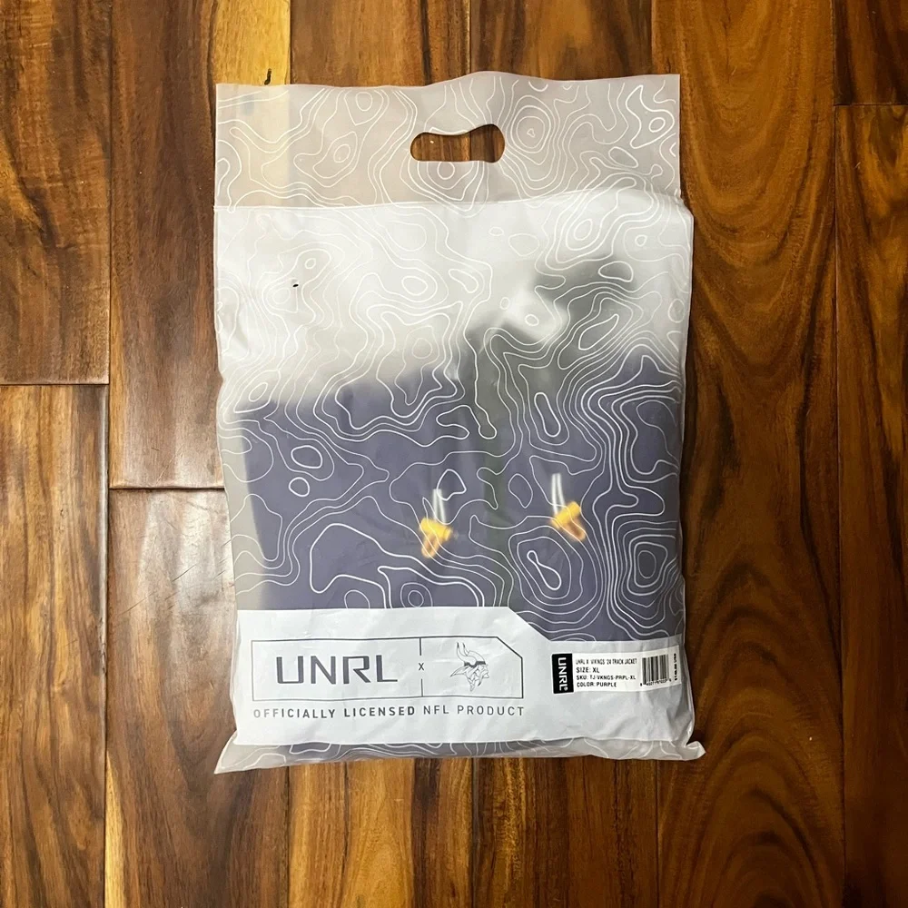UNRL Vikings Purple Track Jacket - Picture 4 of 11
